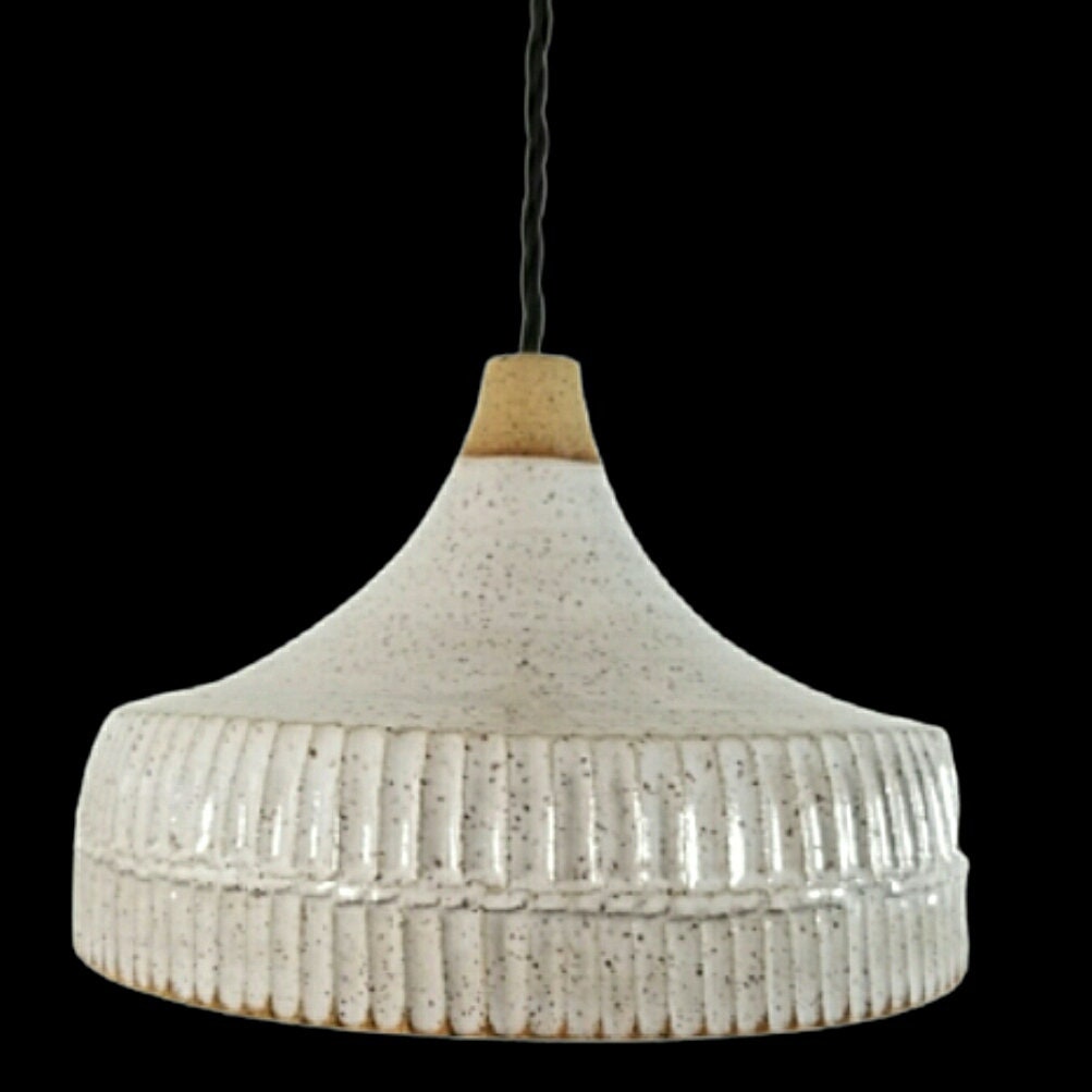 Style#009 Hand carved Scandinavian hanging pendant lamp