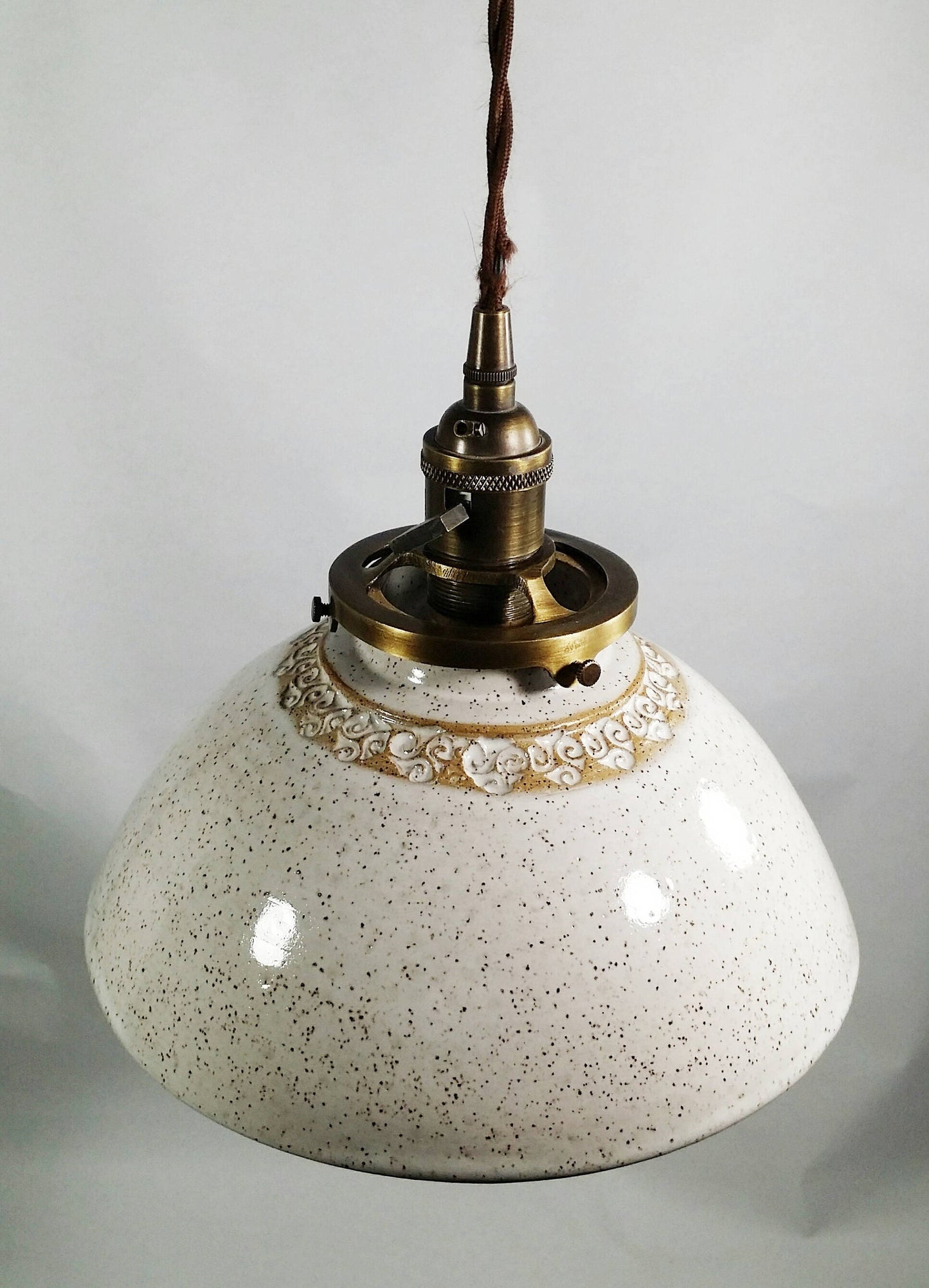 Style#045 Lighting, Kitchen island lights,Hanging pendant light,ceramic lamp,housewarming gift, hand textured design, kitchen pendant light