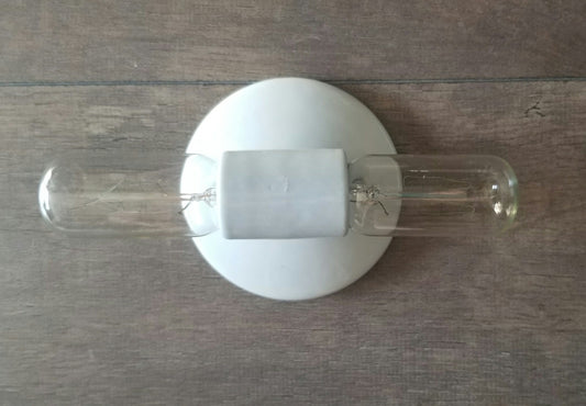 Style#033 White ceramic wall sconce