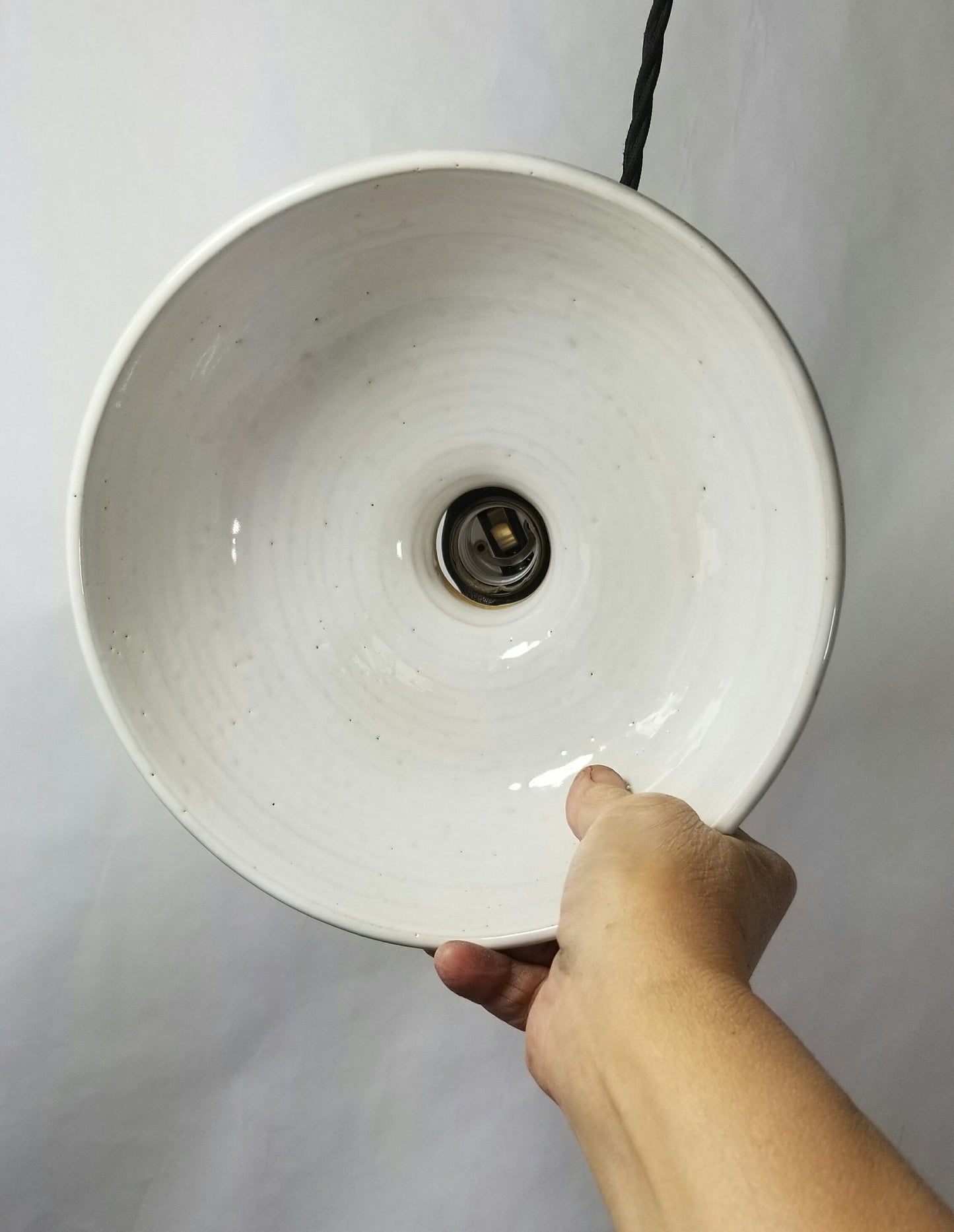 Style#010 Hanging pendant light,kitchen lighting,unique lighting, kitchen pendant lamp,pottery lamp, hanging pendant light, Made in the USA