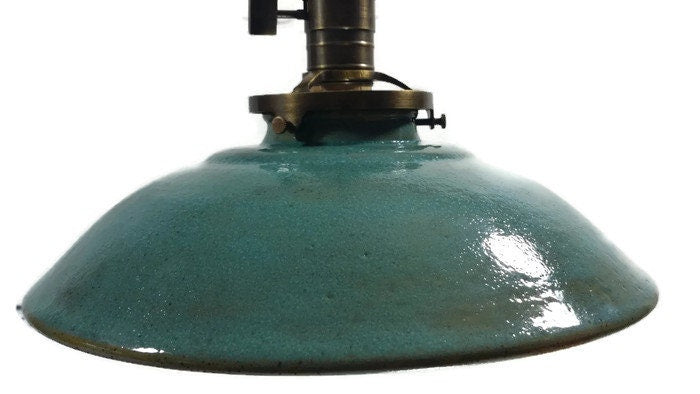 Style#020 Copper Blue Farmhouse Hanging pendant Light