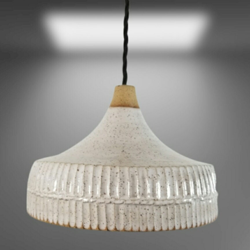 Style#009 Hand carved Scandinavian hanging pendant lamp