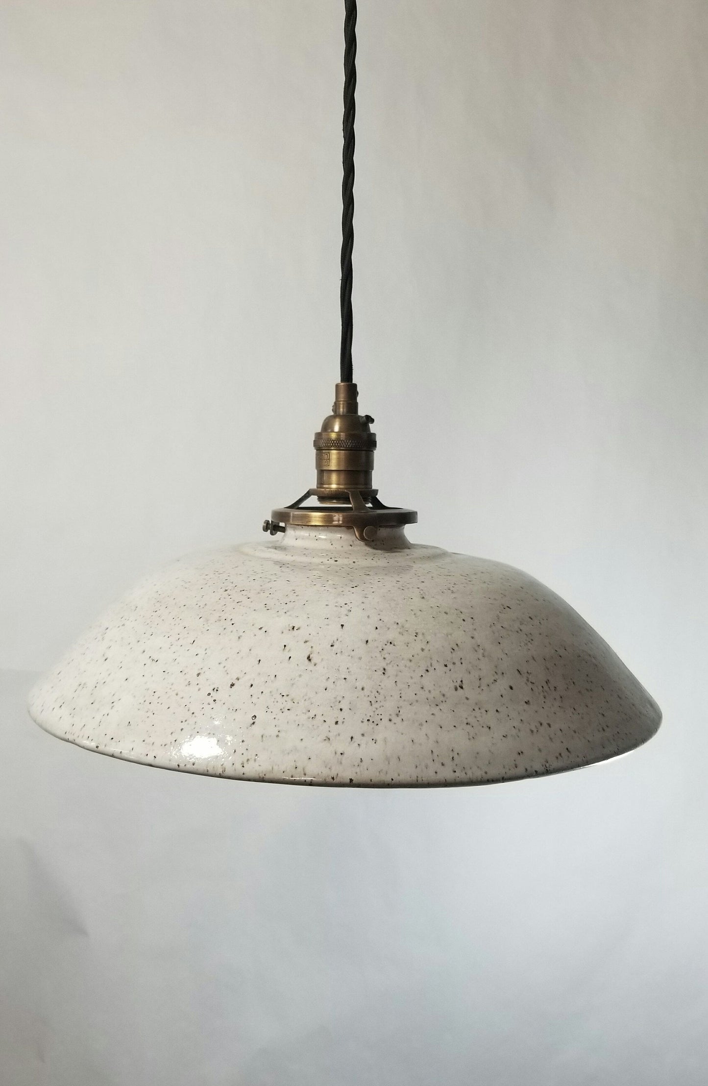 Style#048 Beautiful white speckled farmhouse light, lighting, kitchen lighting, restaurant, kitchen island lighting