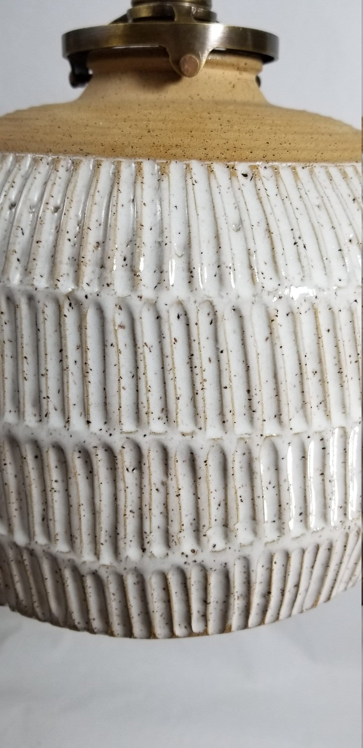 Style#021 White Hanging Pendant Lamp, kitchen island light, farmhouse decor, lighting, kitchen light, ceramic lamp, pottery lamp, lamp,