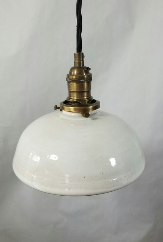 Style#010 Hanging pendant light,kitchen lighting,unique lighting, kitchen pendant lamp,pottery lamp, hanging pendant light, Made in the USA