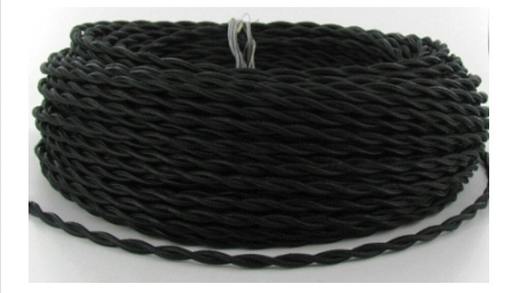 Need Extra Wire? SOLD by the FOOT so 1 will be 1 foot, braided wire, pendatnt light cord, pendant lamp, lamp cord, lighting wire