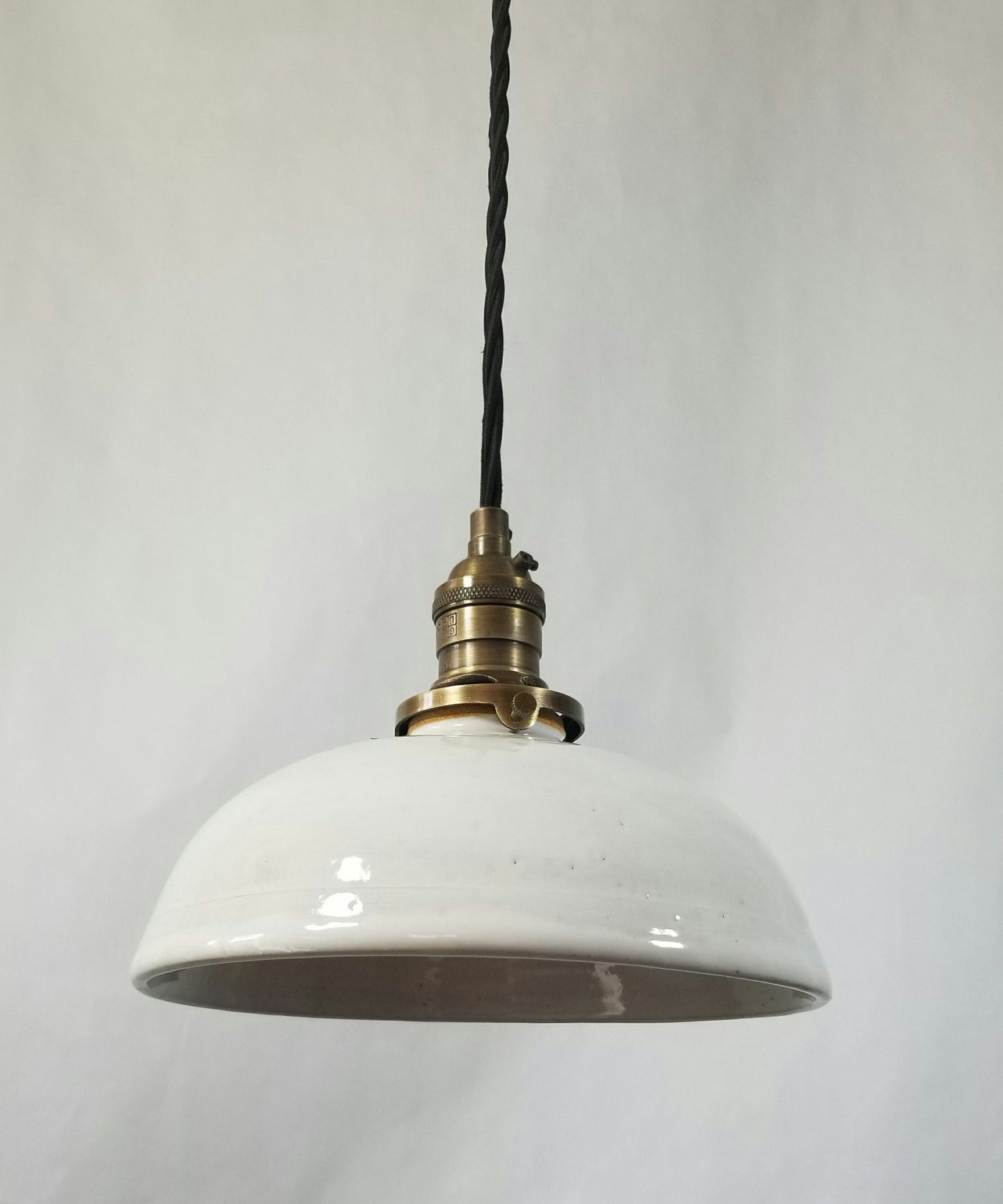 Style#010 Hanging pendant light,kitchen lighting,unique lighting, kitchen pendant lamp,pottery lamp, hanging pendant light, Made in the USA