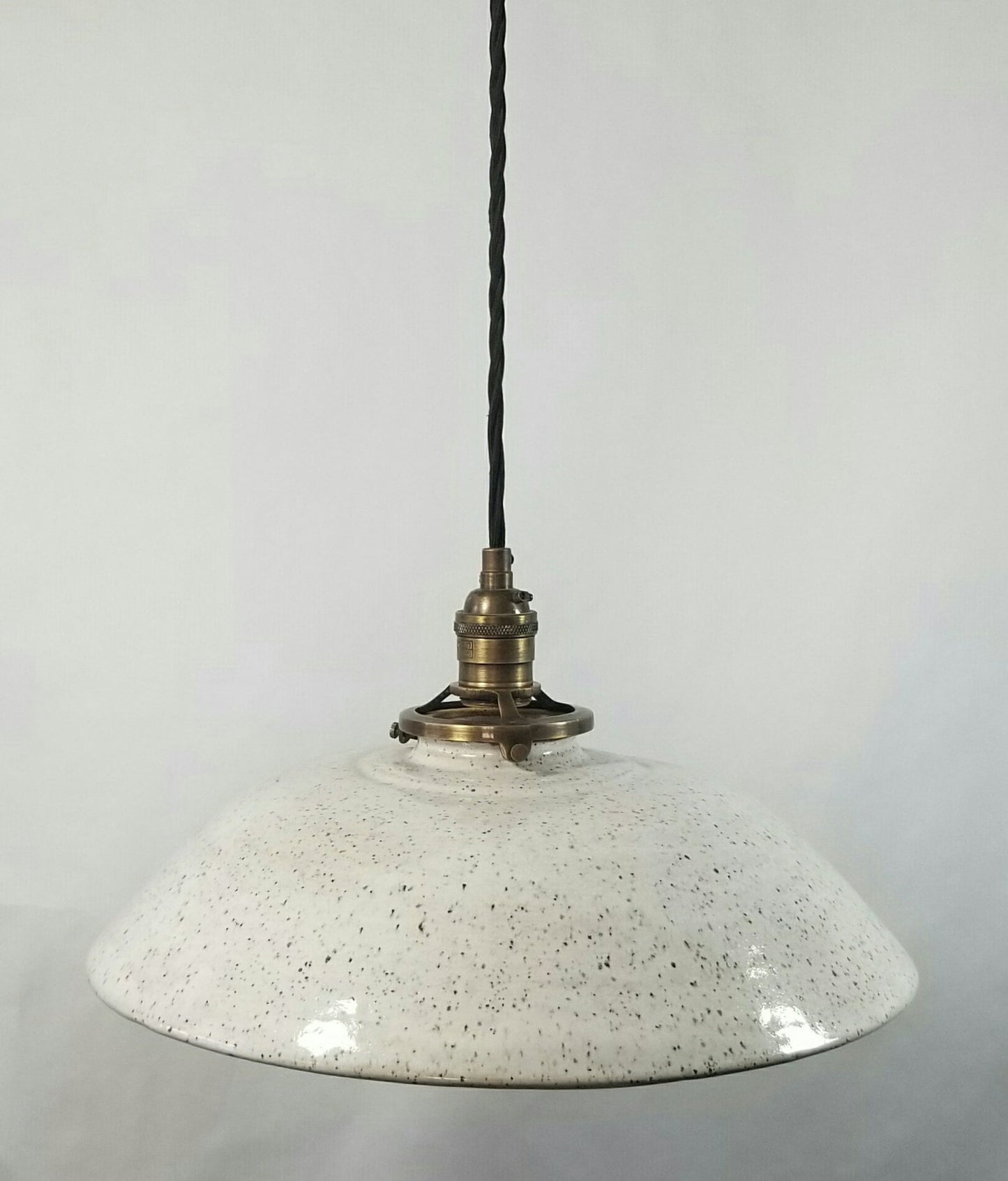 Style#048 Beautiful white speckled farmhouse light, lighting, kitchen lighting, restaurant, kitchen island lighting