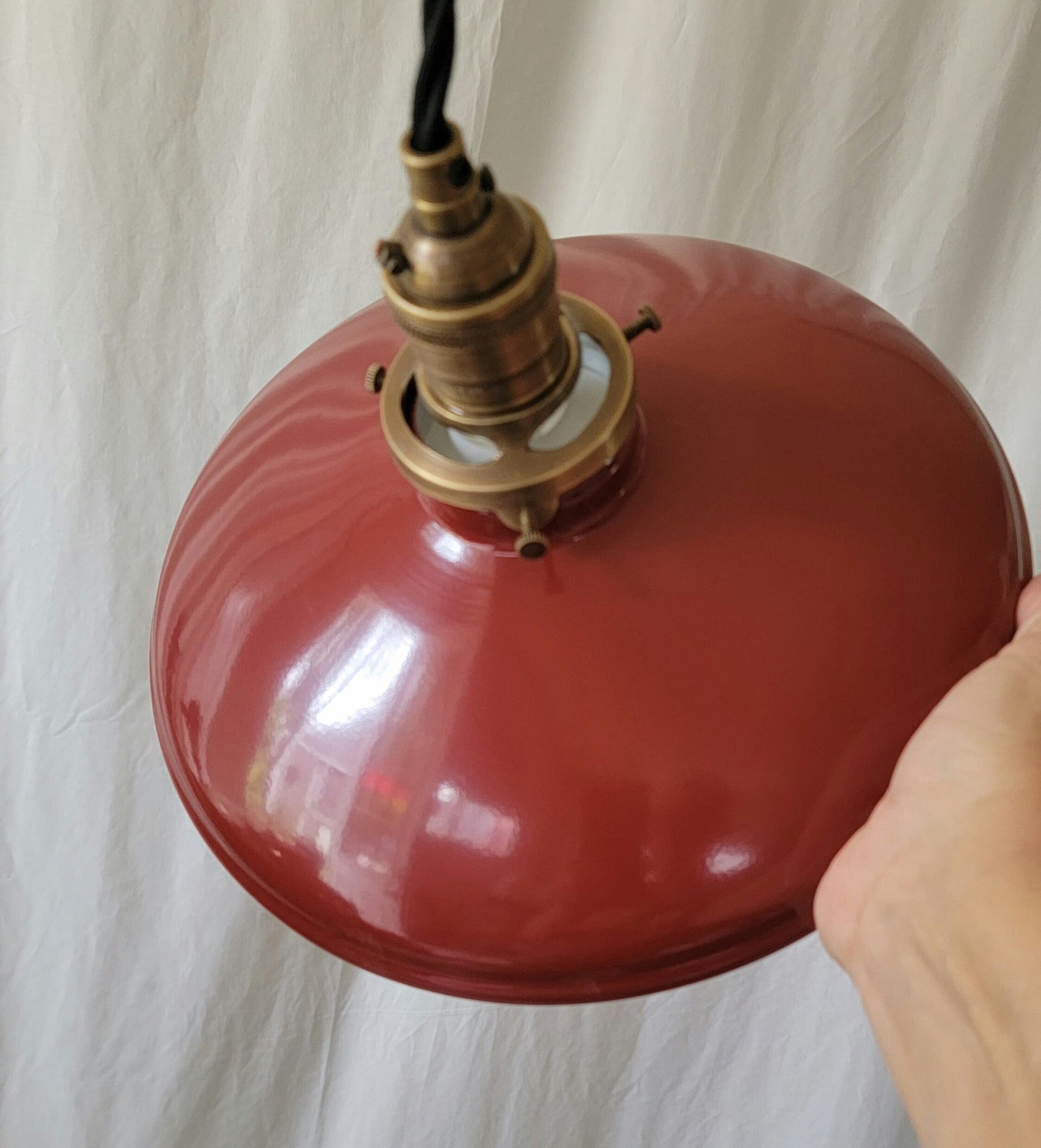 Style#1008 10 inch metal farmhouse hanging pendant